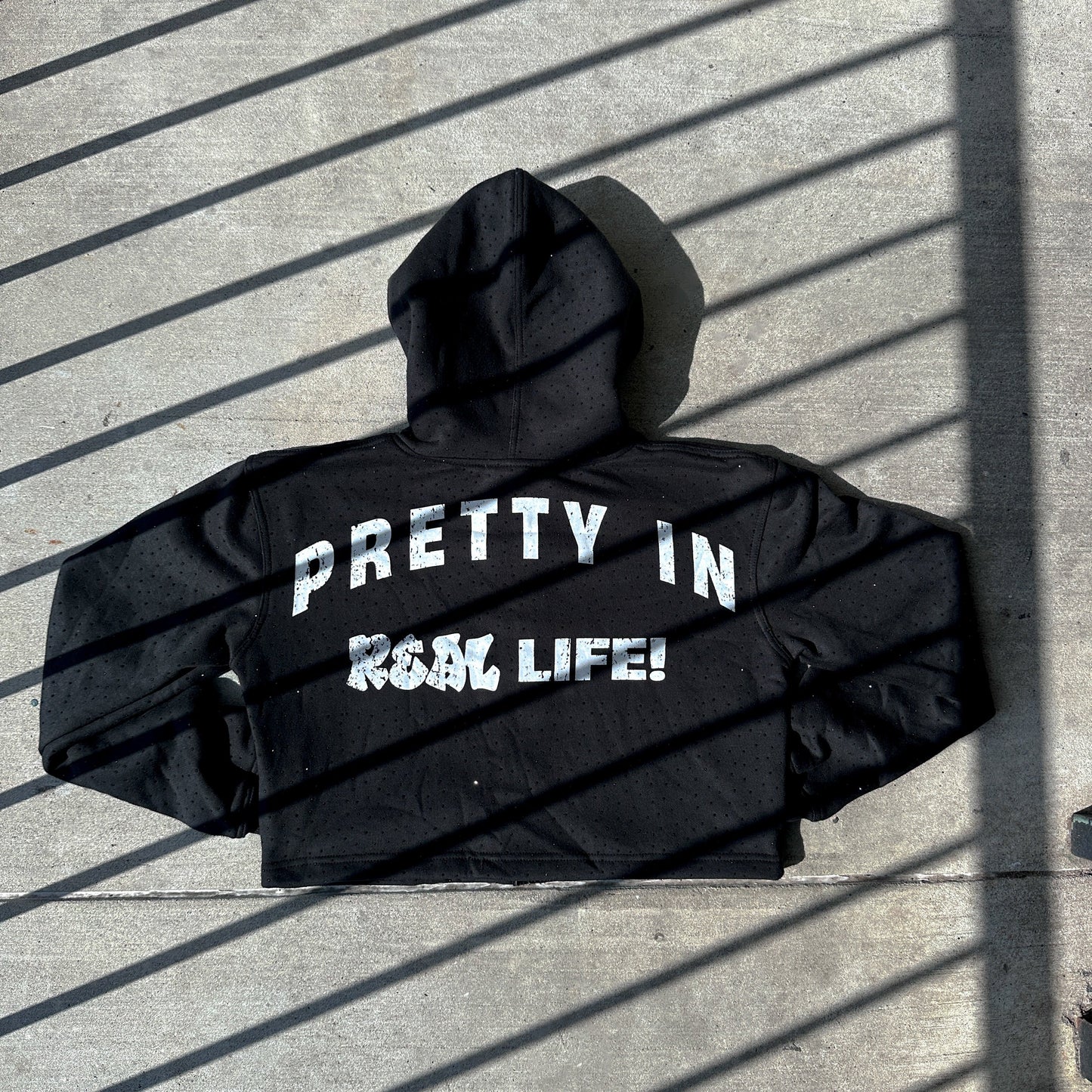 “Pretty In Real Life” Zip-up Hoodie