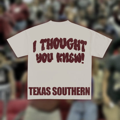 "Third Ward U" Texas Southern Tee *PREORDER*