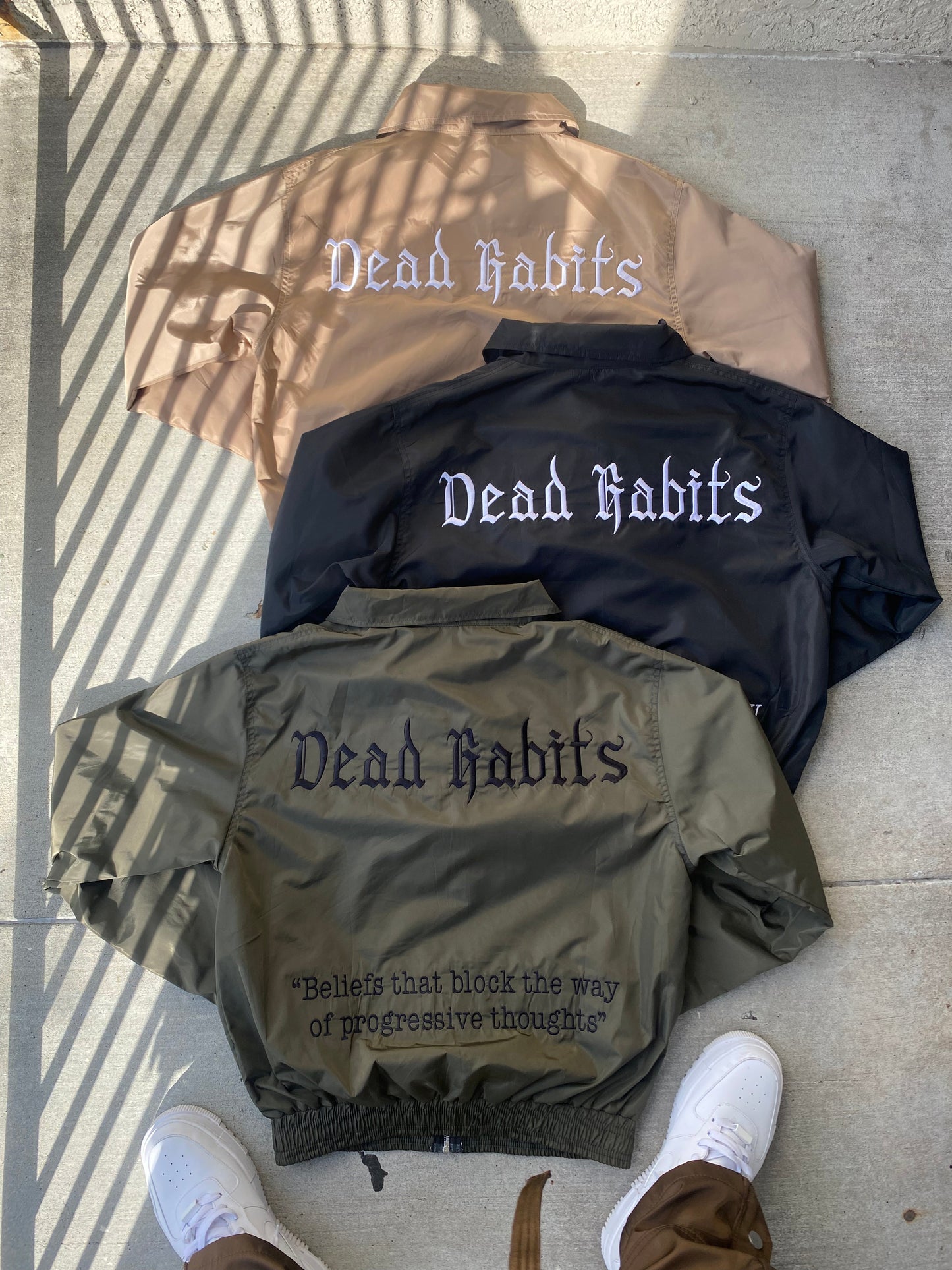 ‘Dead Habits’  Tracksuit Jacket